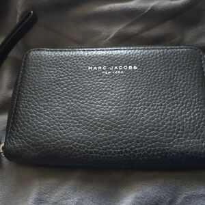 Marc Jacobs Black Leather Wristlet & NWT Bracelet